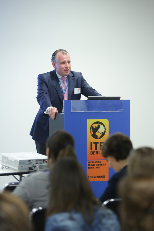 Herr Dr. Friesen auf dem ITB Kongress in Berlin